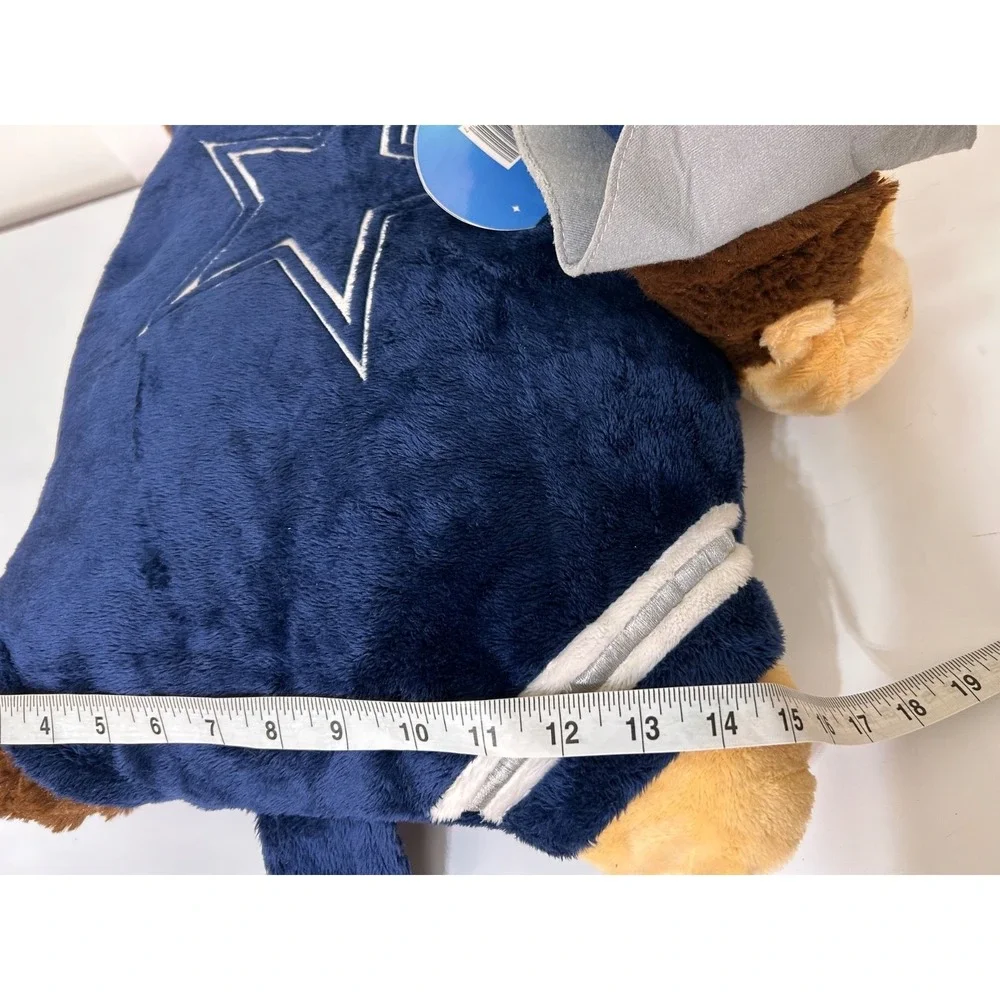 NWT NFL Football Dallas Cowboys Mascot Rowdy Pillow Pet Plush 21